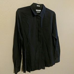 Calvin Klein black button down